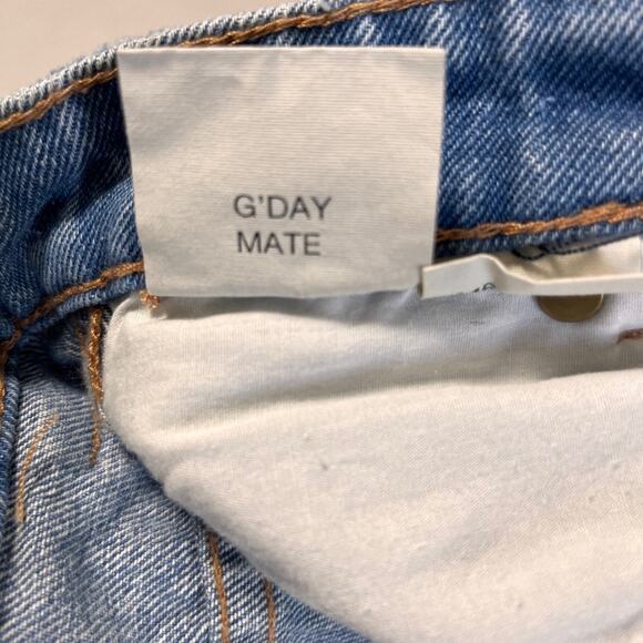 Rolla's Australia Original Cropped Straight Jeans Women High Rise Sz-AU- 8/US-26 - Picture 8 of 12